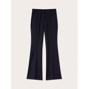 Motivi - Pantaloni flare in punto milano - Blu