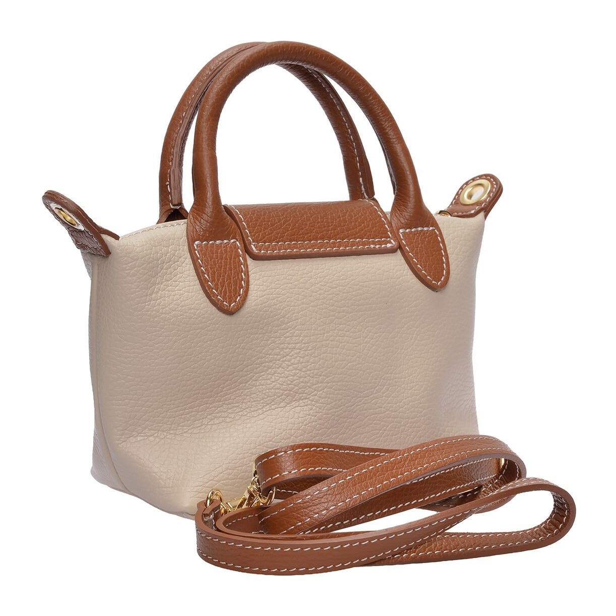 Borsa a spalla Anna Luchini Beige