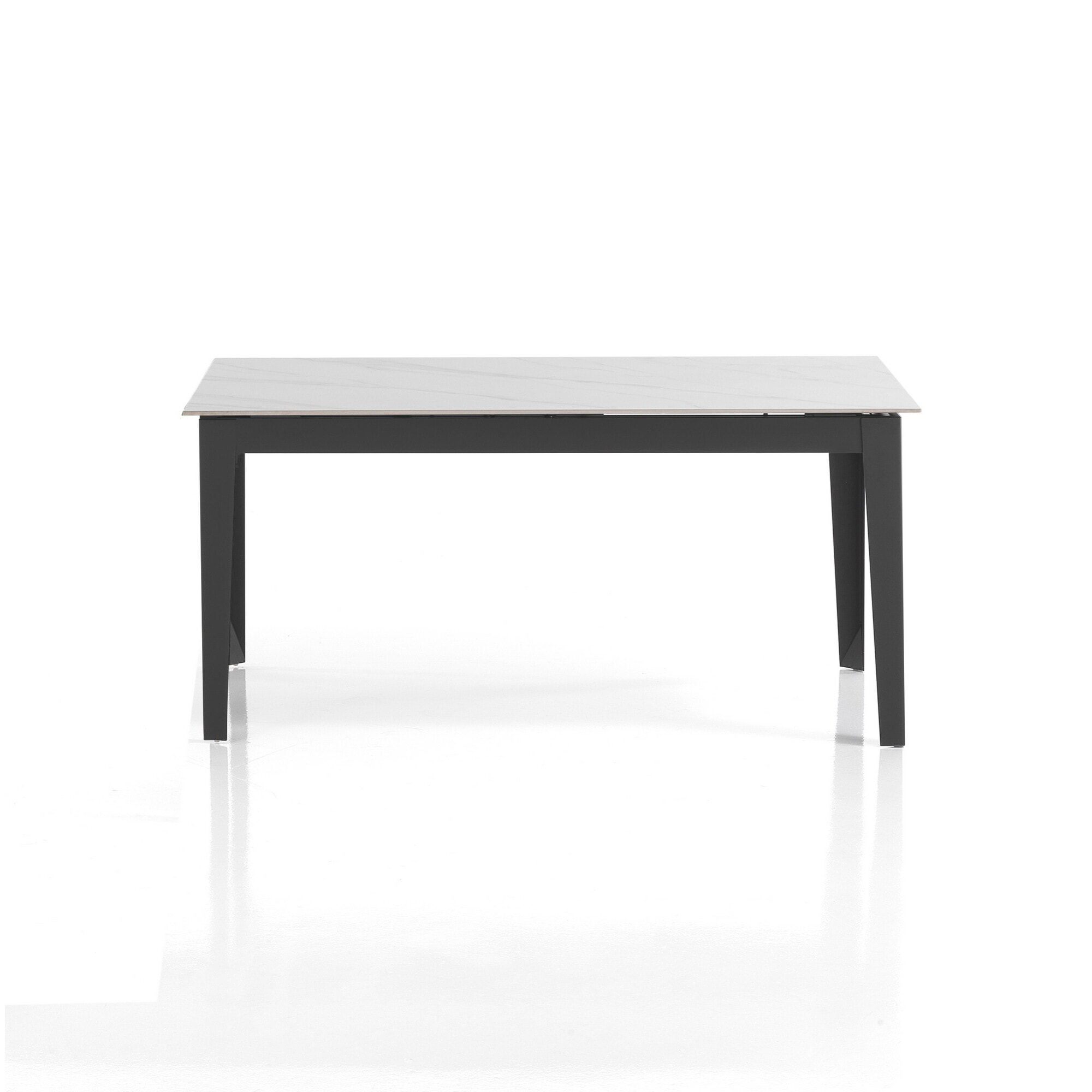 Tomasucci Grande table extensible en marbre blanc