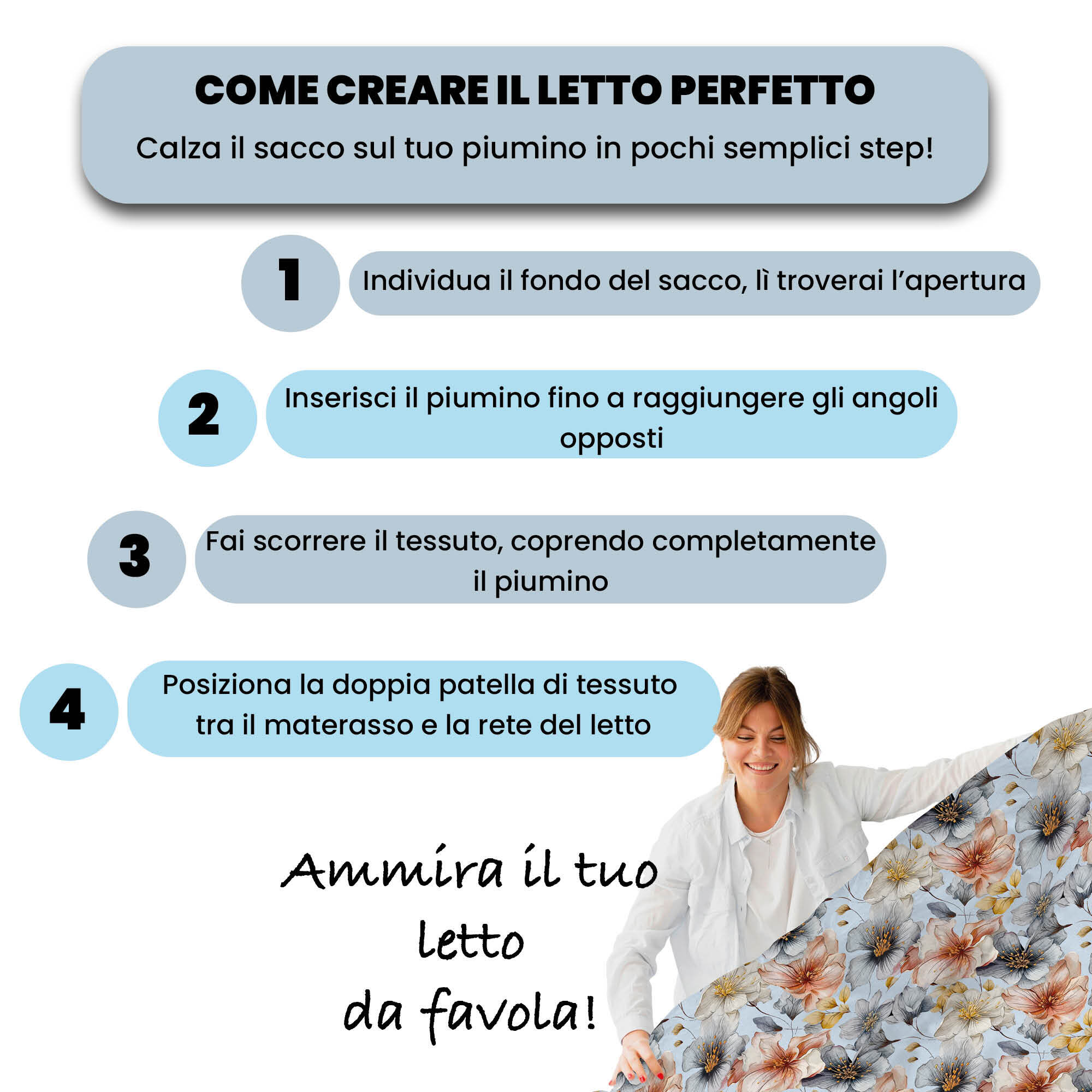 PARURE COPRIPIUMINO INFINITY - 100% Microfibra