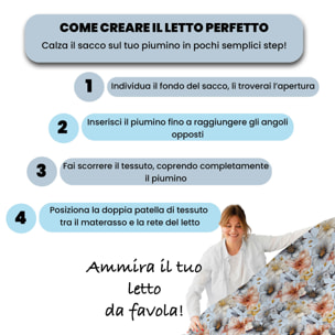 PARURE COPRIPIUMINO INFINITY - 100% Microfibra