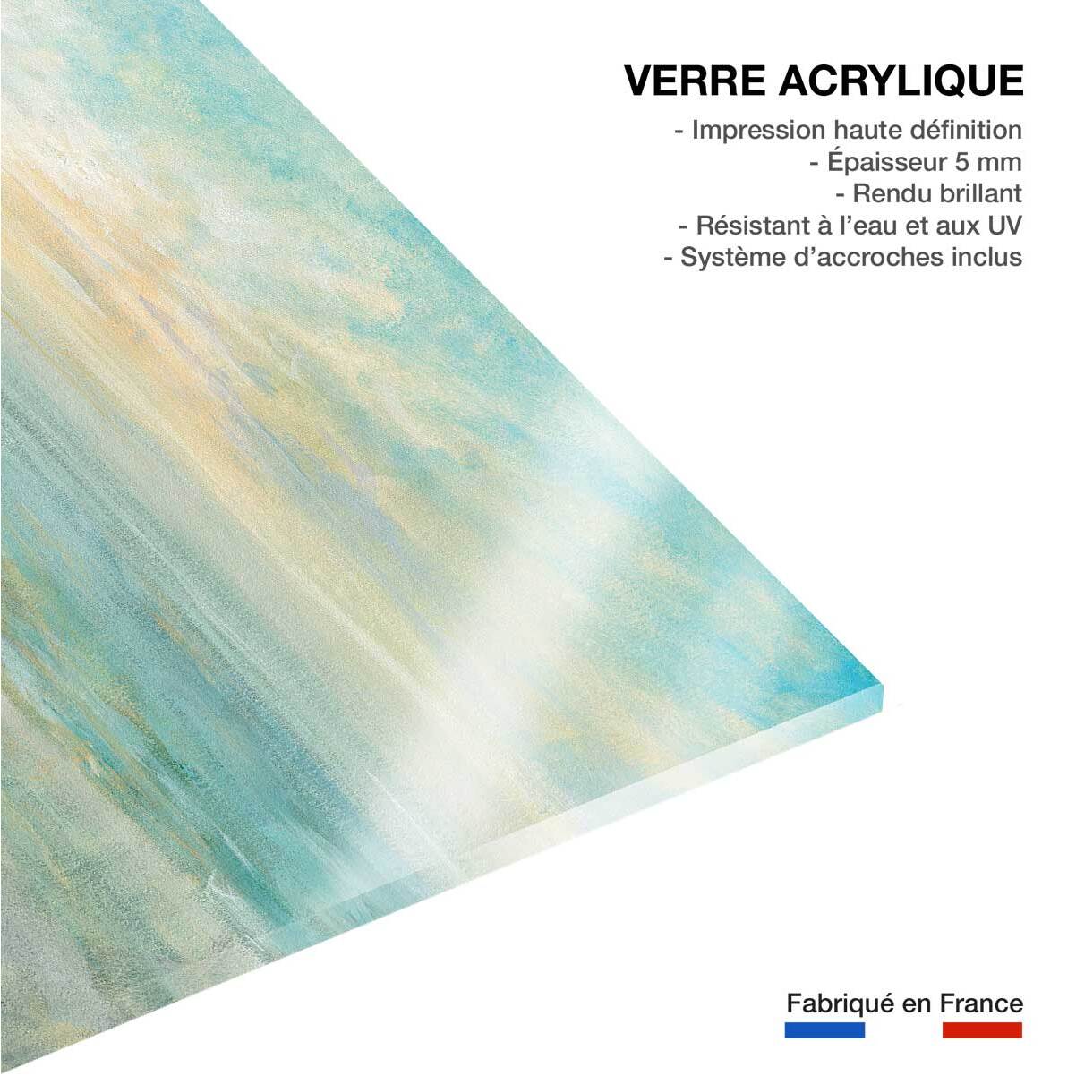 Tableau moderne soleil sur l'azur Tableau plexiglas