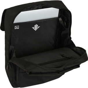 Mochila con solapa portatil 13,3+usb real betis balompie premium