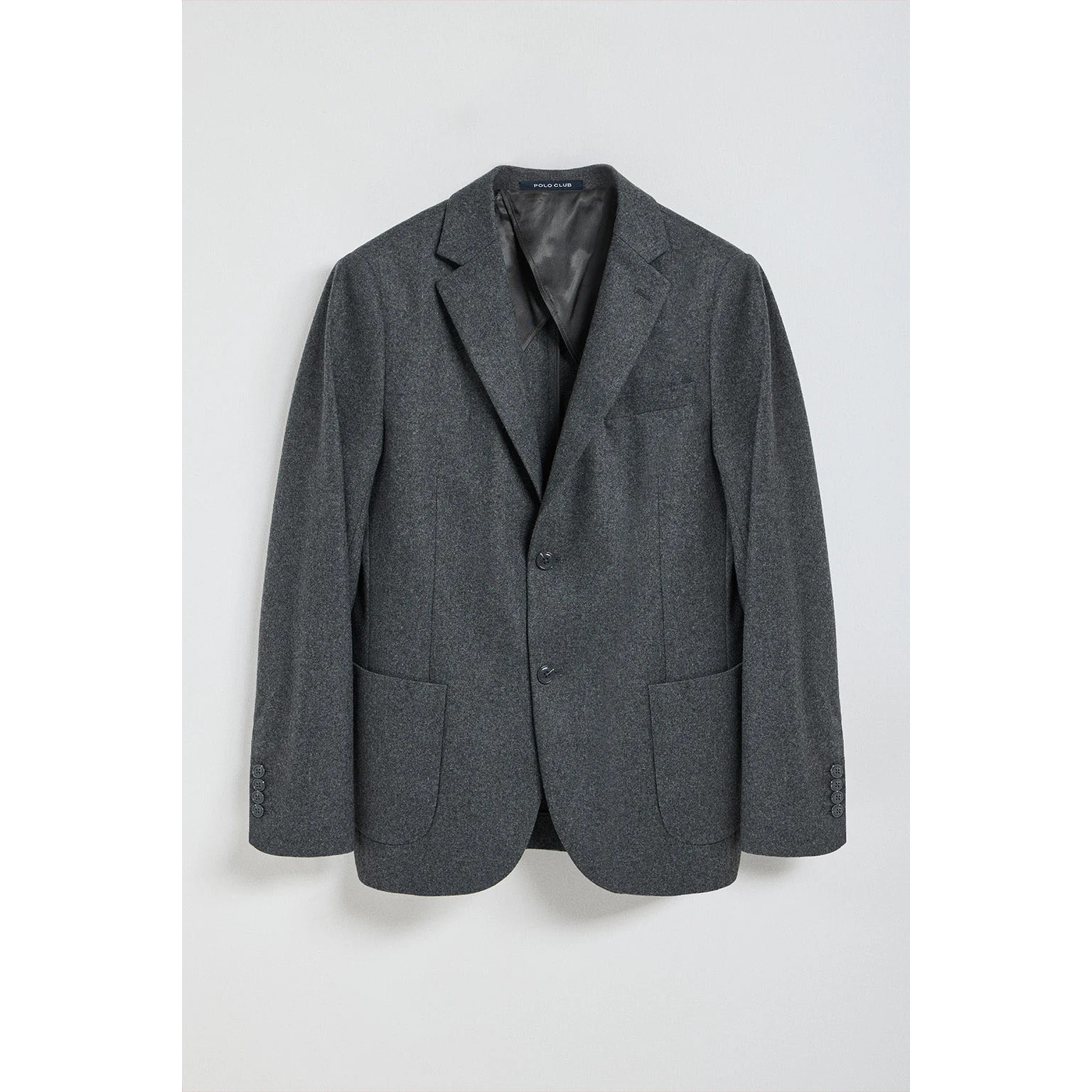 Blazer Cameron grigio con particolari Polo Club