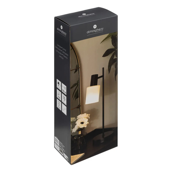 Lampe "Tais" H45cm noir