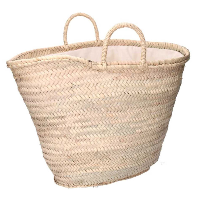 Borsa in paglia naturale cm50x30h35/44