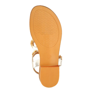 Sandali infradito con dettagli gioiello