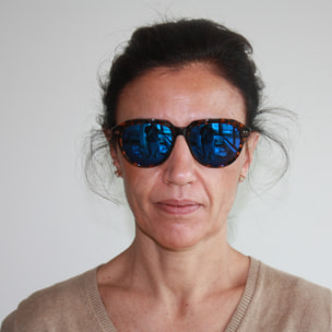 Gafas de sol OCEAN MAVERICKS - Carey con azul revo
