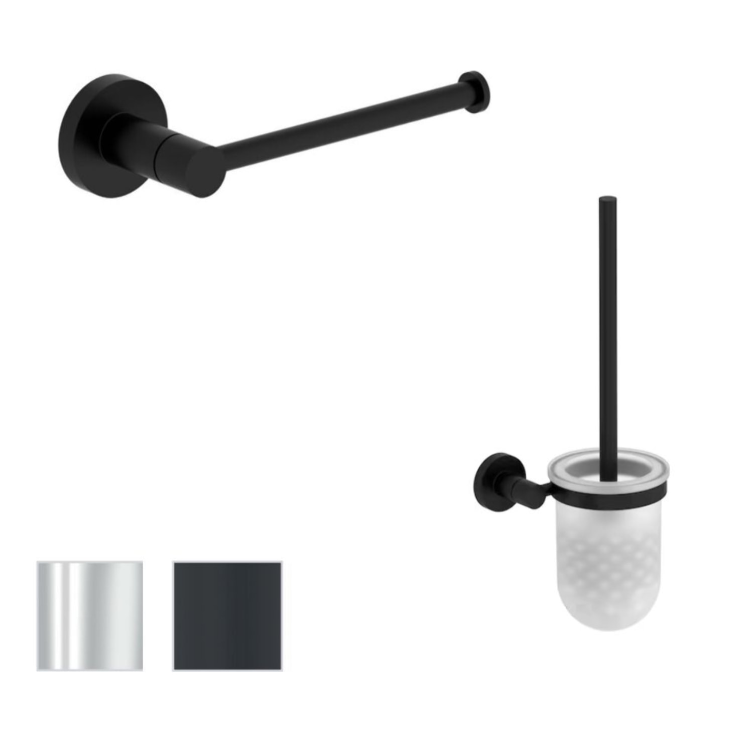 Accessoires WC - Collection Eo Classique noir