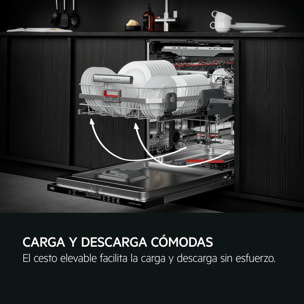 AEG Lavavajillas de 60 cm Serie 9000 ComfortLift para 14 cubiertos FFB83816PM