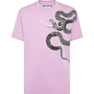 PHILIPP PLEIN T-Shirt Round Neck SNAKE