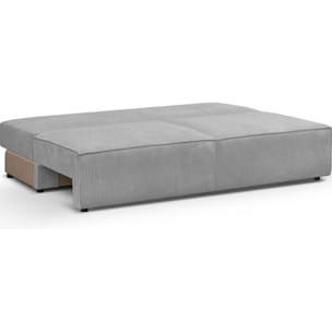 Module canapé convertible 2 places en velours côtelé - HARPER MOD
