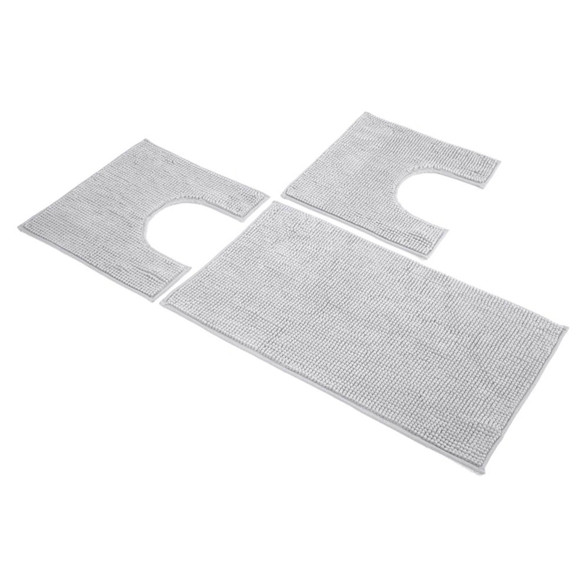 Set 3 Tappeti Bagno