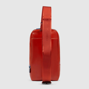 Piquadro Zaino monospalla personalizzabile in pelle porta iPad®mini