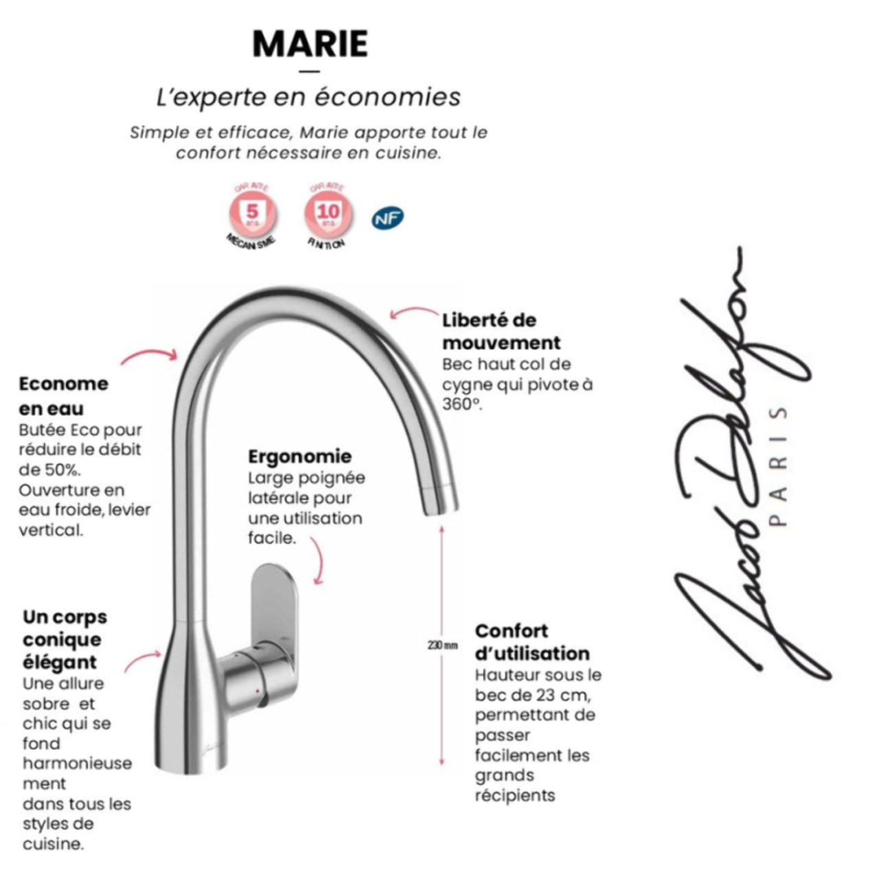 Robinet cuisine Marie