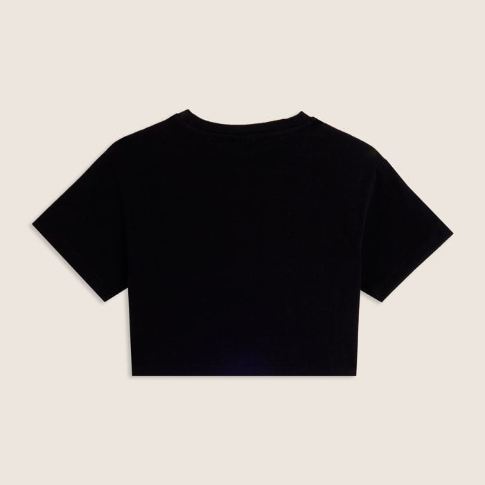 T-shirt Junior cropped con stampa FREDDY all-over