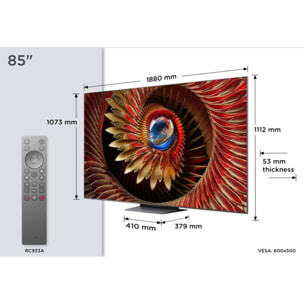 TV Mini Led TCL Mini LED Premium 85C89K 2025