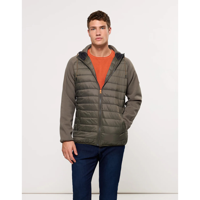 Chaqueta con Capucha Caqui - Nuni