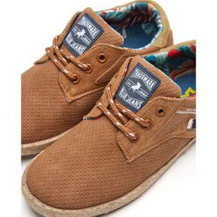 Bamba yute textil con cordones