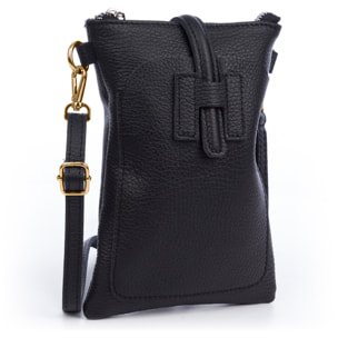 Battipaglia Cartera Mujer. Piel auténtica Dollaro.