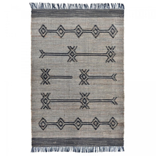 Tapis jute fait à la main motif oriental SERE