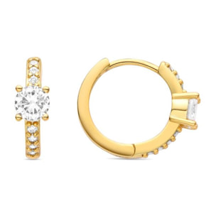 Pendientes Lux by Lux acabados baño oro 18K