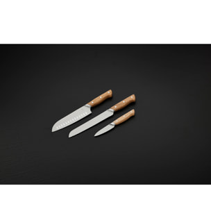 Ensemble de 3 couteaux Foresta en Chêne