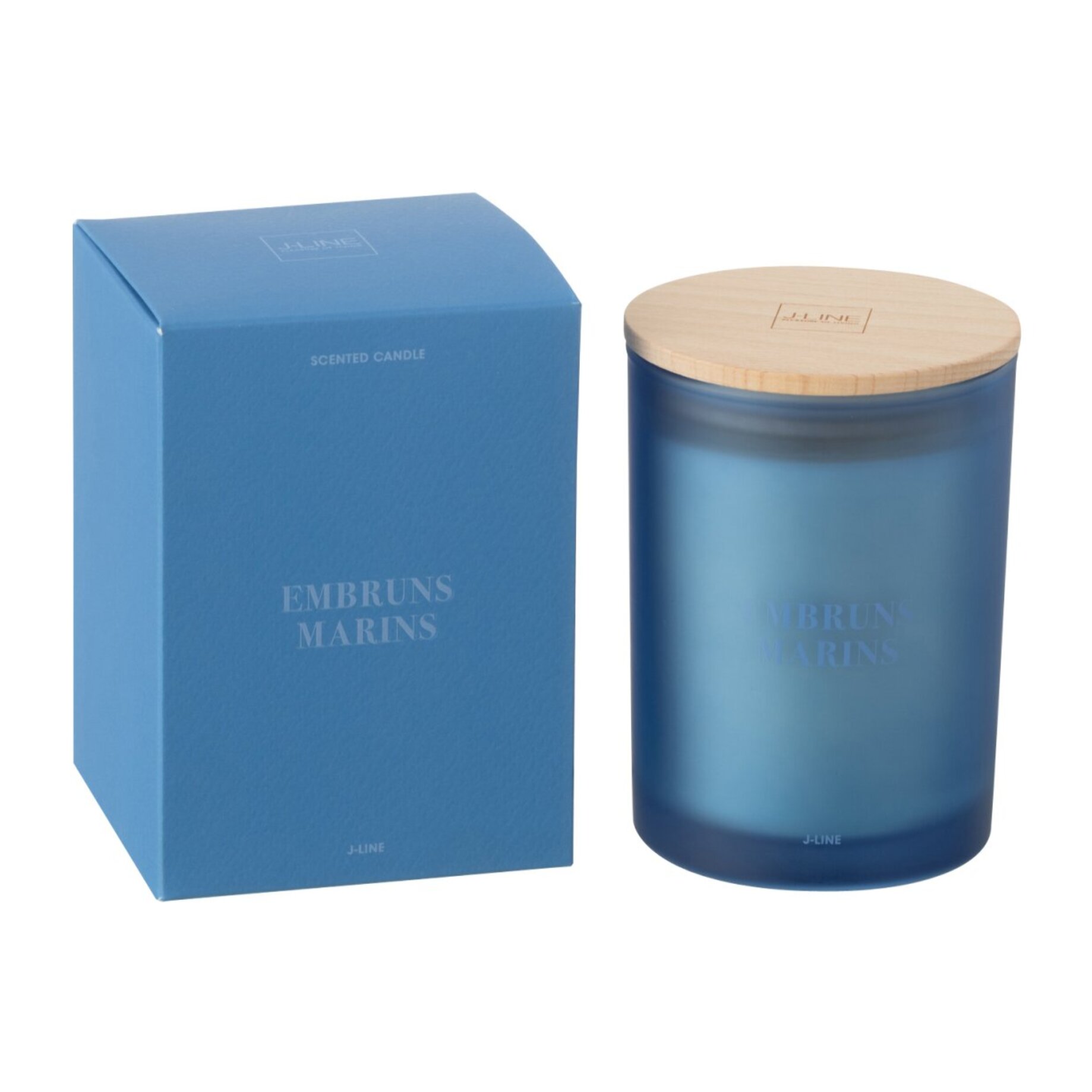 J-Line bougie parfumée Accords Essentiels - Embruns Marins - bleu - 38H