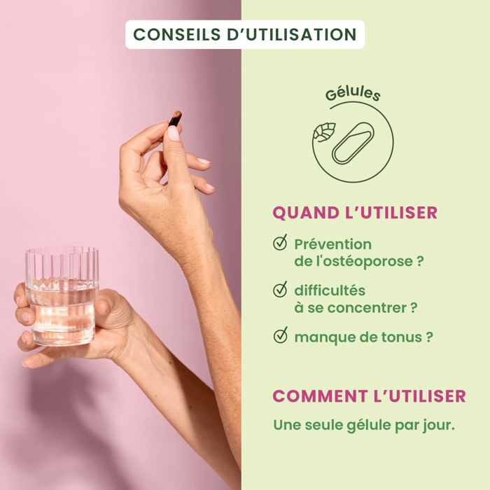 Herbalgem- Complément alimentaire Postménopause - 30 GELULES