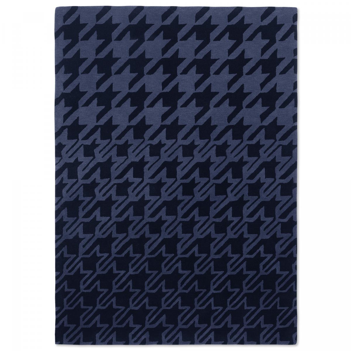 Tapis salon et chambre fait à la main en laine motif géométrique