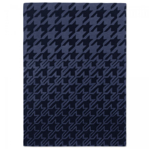 Tapis salon et chambre fait à la main en laine motif géométrique