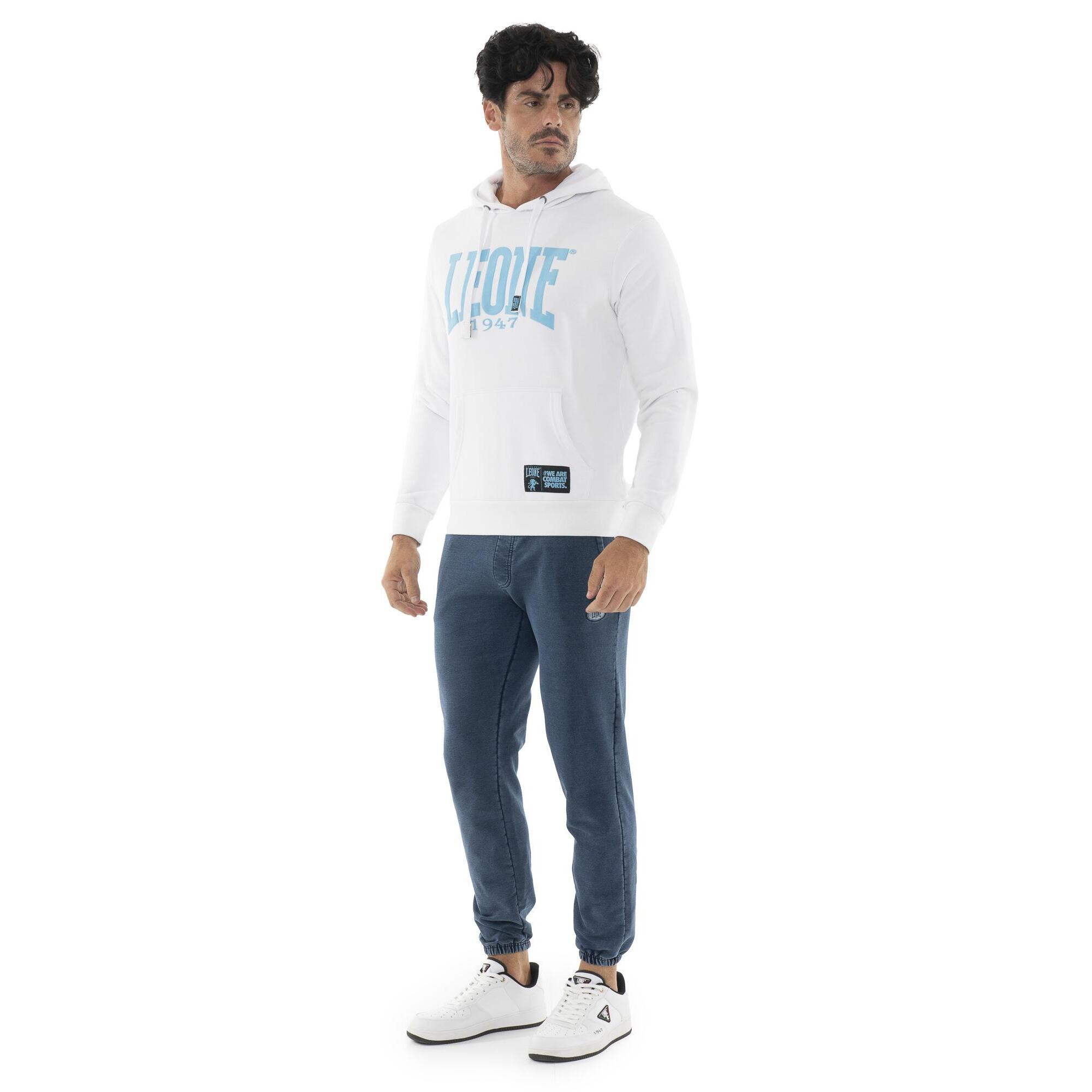 Pantaloni sportivi da uomo non garzati Leone Denim