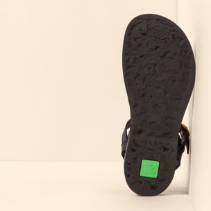Sandalias N5874 SOFT NAPPA BLACK/ ARENISCA color Black