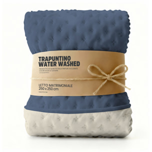 TRAPUNTINO WATER WASHED MATRIMONIALE