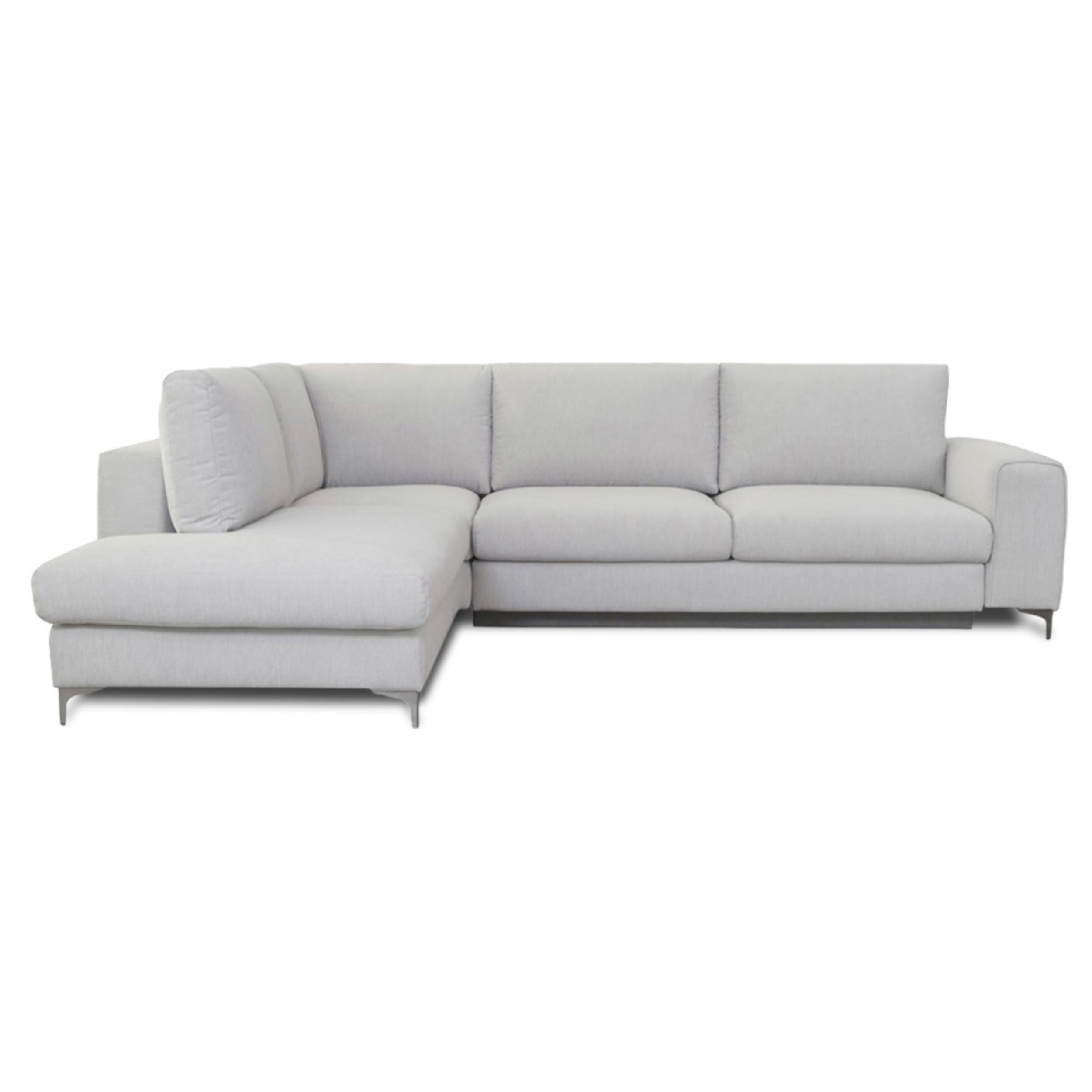 Canapé d'Angle Gauche Tissu Fiesole, 3 Places, Couchage Intégré, Coffre de Rangement, Housse Déhoussable