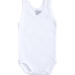 Body bebé tirantes calado ositos