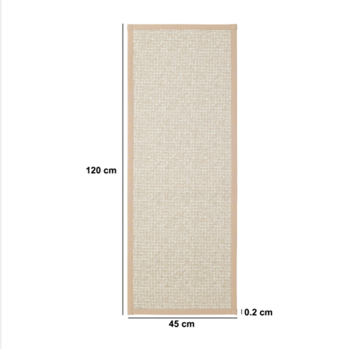 Tapis de cuisine tissé antidérapant 120x45cm