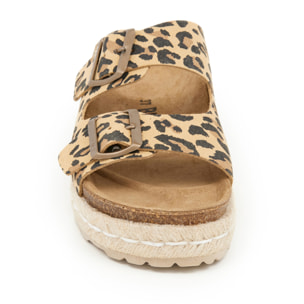 SANDALIA PLATAFORMA BILLOWY MARRON