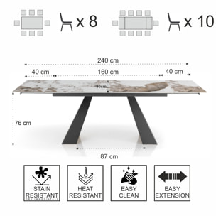 Tomasucci Table extensible HUT 2