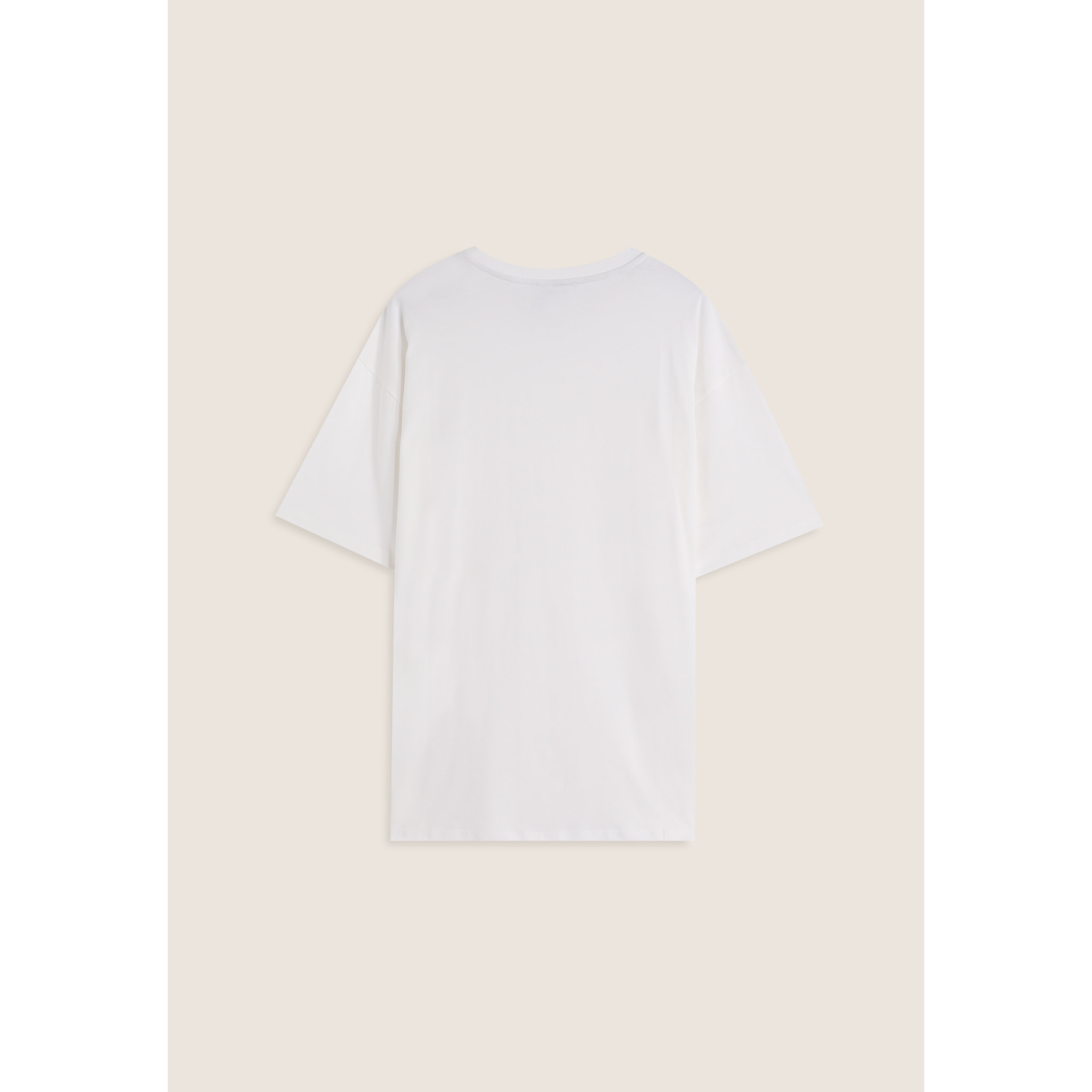 T-shirt uomo comfort fit con logo spessorato