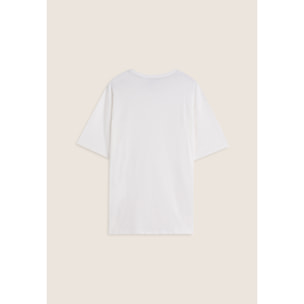 T-shirt uomo comfort fit con logo spessorato