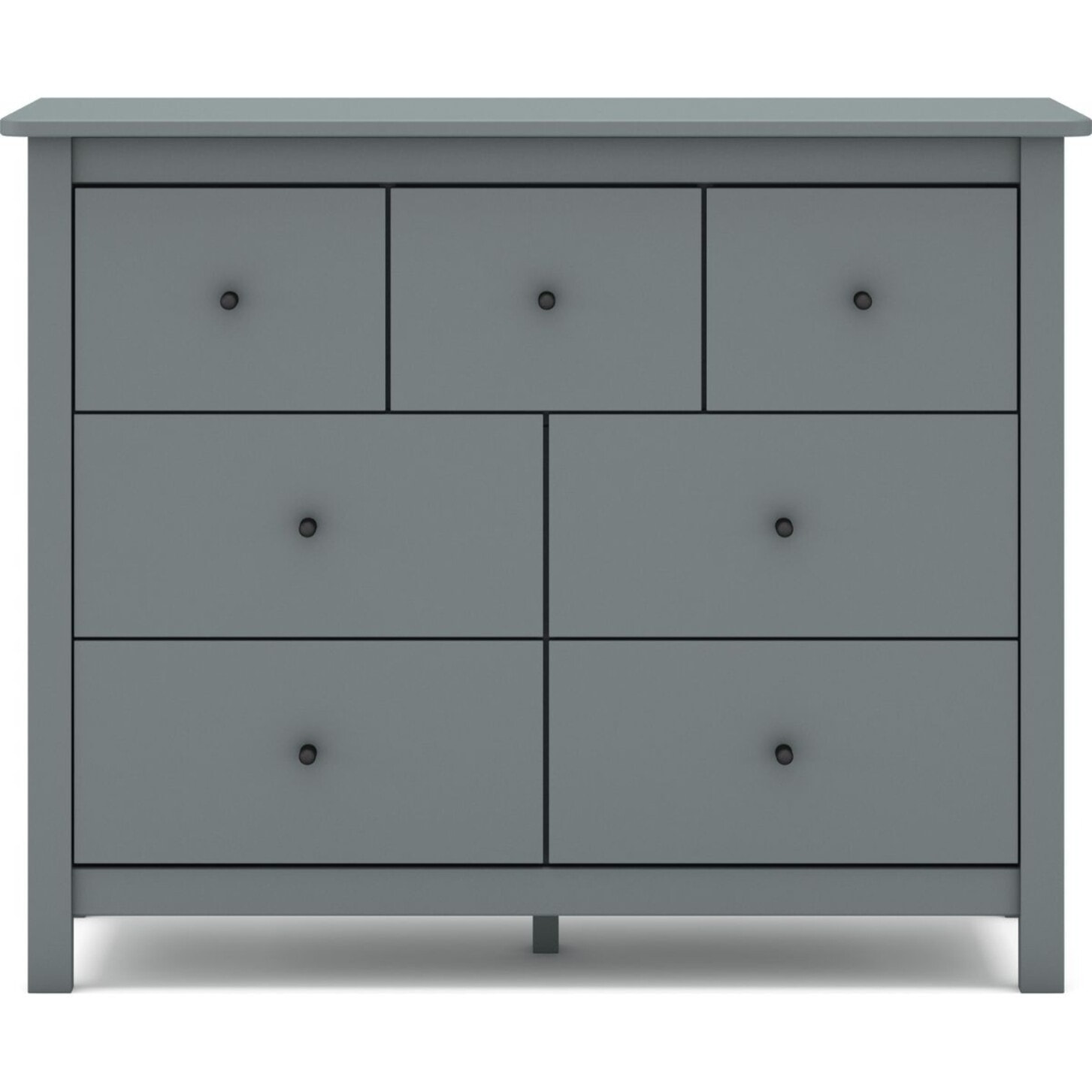 Commode 7 tiroirs en bois massif - MACHA