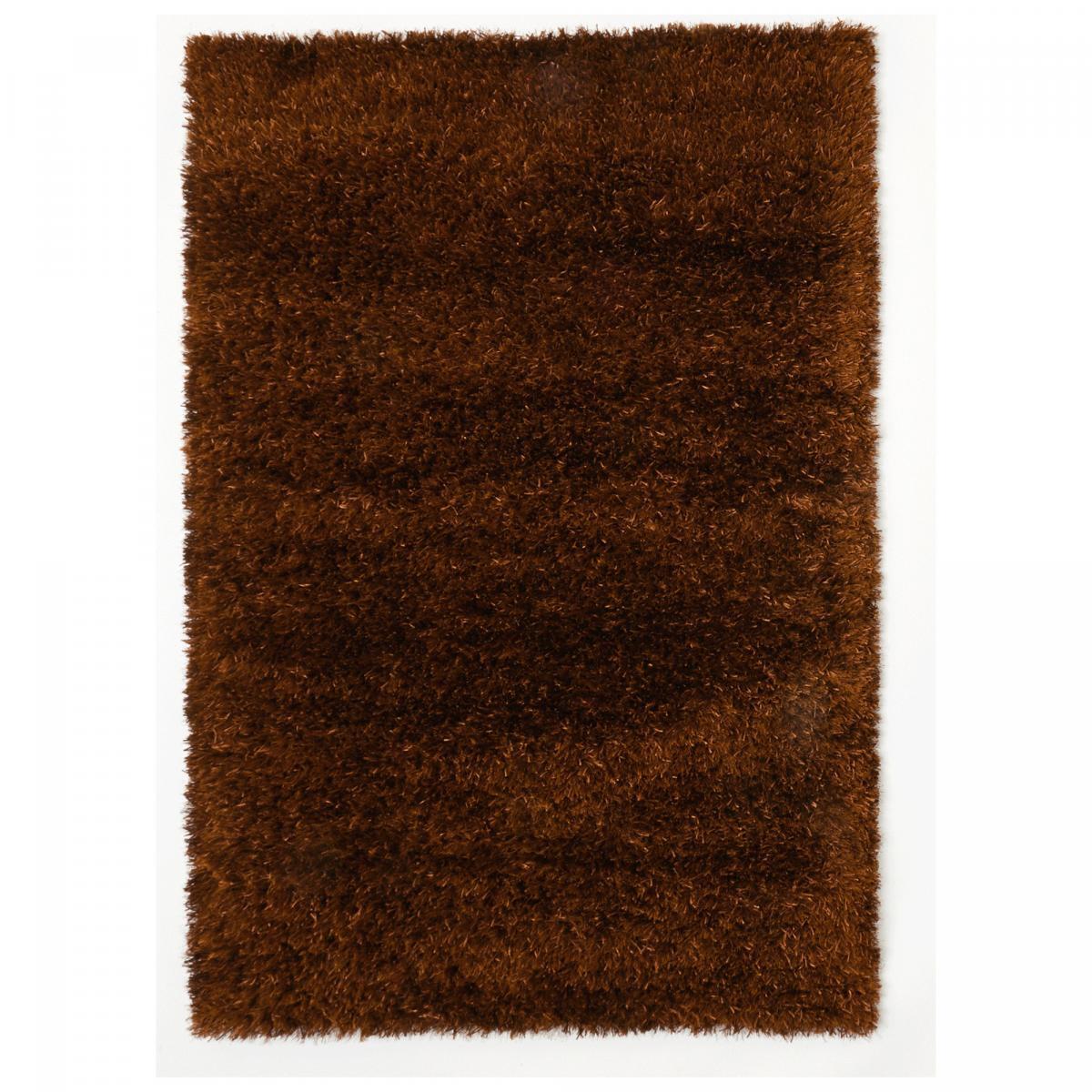 Tapis shaggy fait main motif uni HAGO