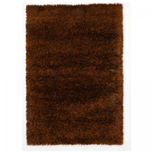 Tapis shaggy fait main motif uni HAGO