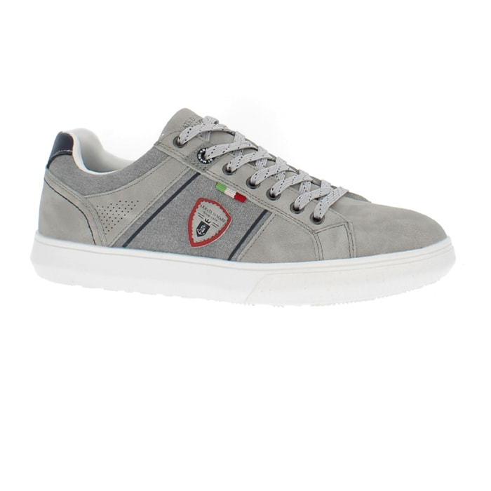 Armata di Mare Scarpe Uomo Court Sneakers Casual con Soletta Rimovibile in Memory Foam AMU SS22M142 Lt Grey