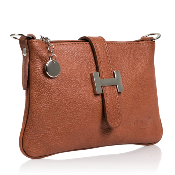 Allerona Borsa a mano Donna. Pelle autentica Dollaro.