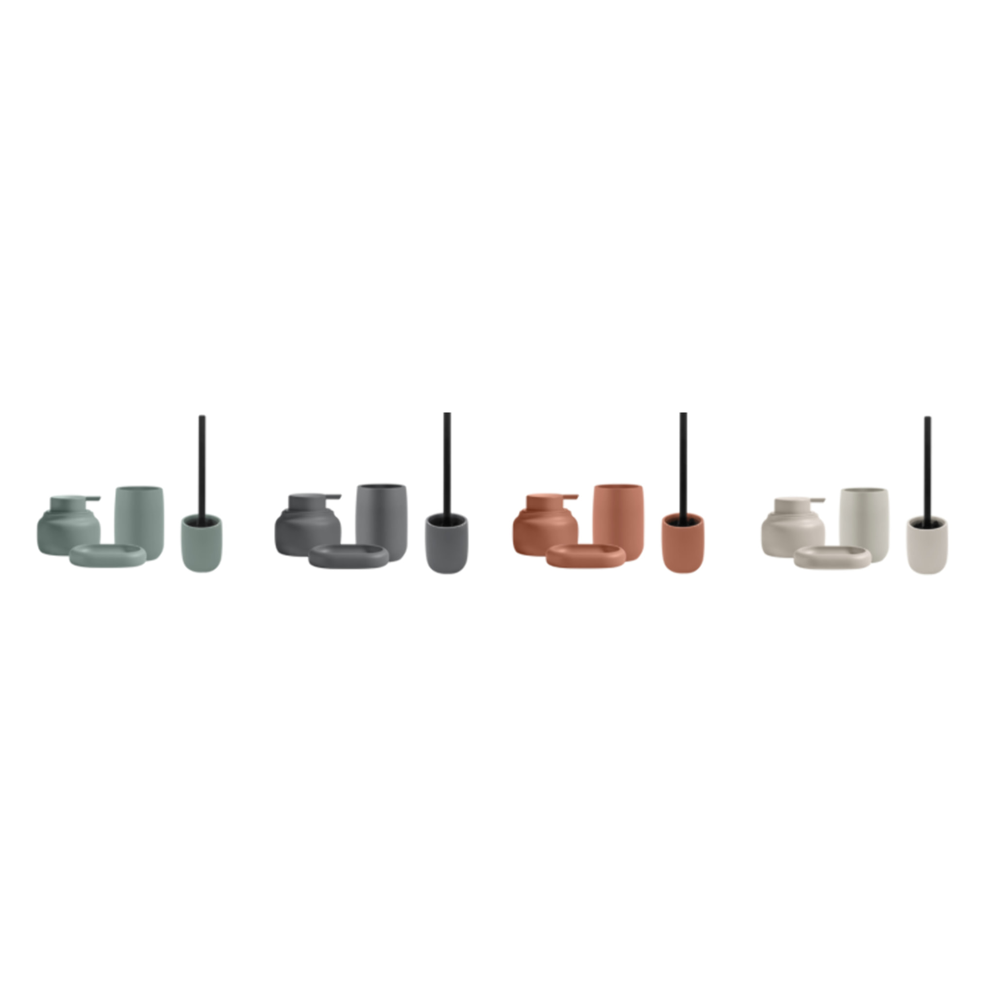 PLATEAU EN POLYRESINE ZAC GRIS CHARBON SPIRELLA
