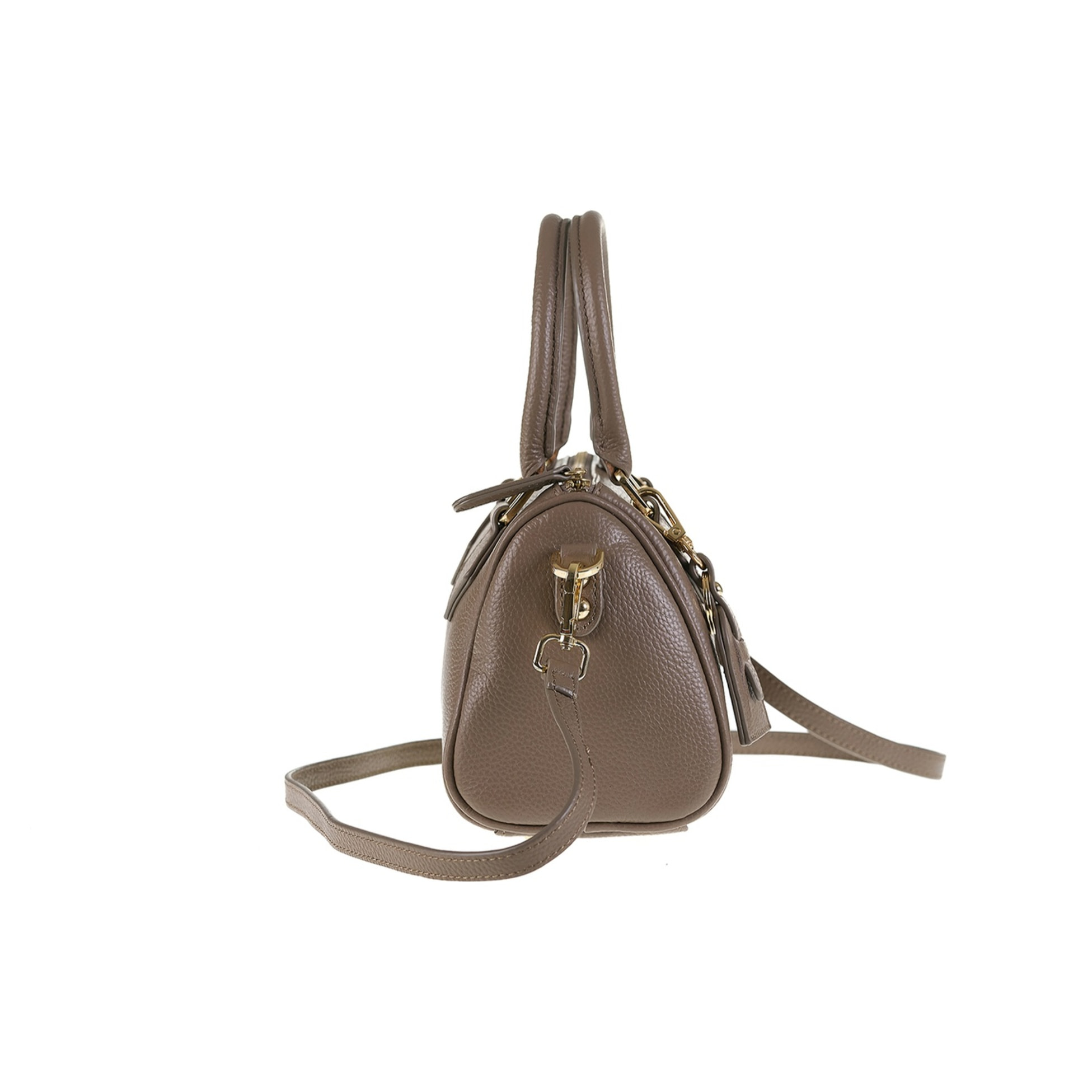 Borsa a bauletto da donna Made in Italy - Oriana Chic - 100% pelle - 23.0 x 15.0 x 14.0 cm
