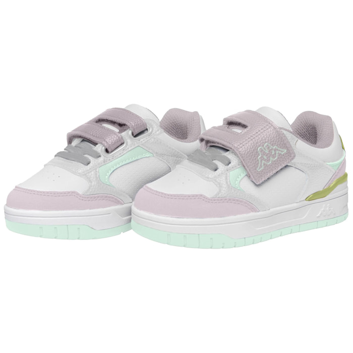 Kappa - Sneakers Bambino/a Grigio - Logo Manis 2.0 Ev Kid