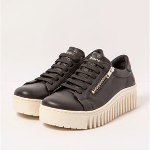Zapatos 1538 NAPPA BLACK-CREAM/BRIGHTON color Black-cream